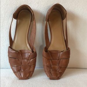 Ecoté Brown Woven Slides